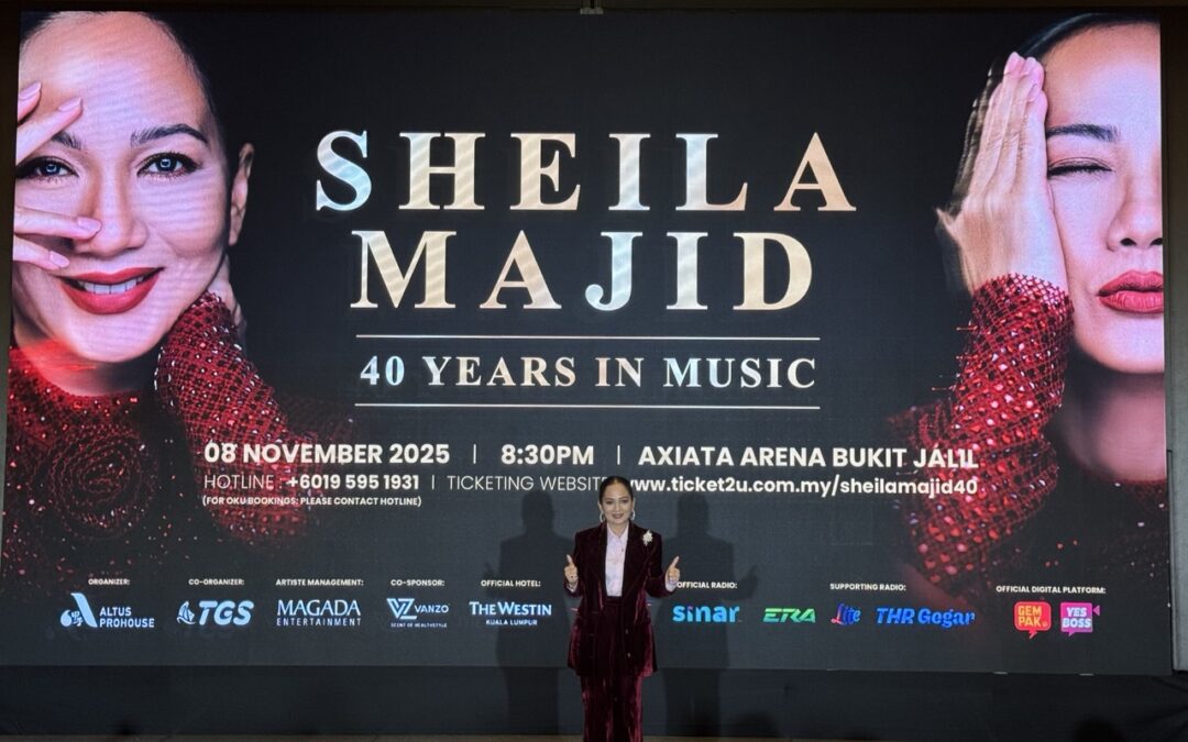 Sheila Majid Announces 40th Anniversary Mega Concert at Axiata Arena